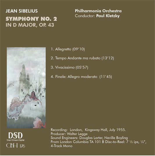 Sibelius Symphony No. 2 in D Major Op. 43 - Paul Kletzky Philharmonia Orchestra