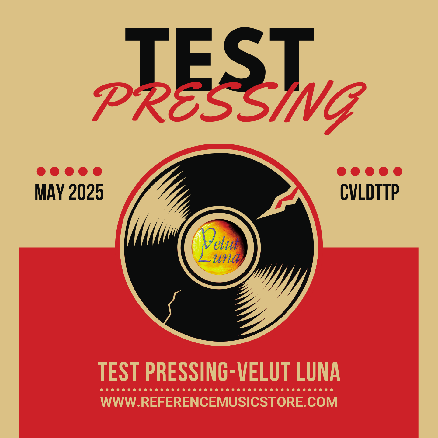 TEST PRESSING - VELUT LUNA