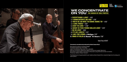 WE CONCENTRATE ON YOU - THE MUSIC OF COLE PORTER | Mirabassi, Sigurtà, Pietropaoli, Di Leonardo