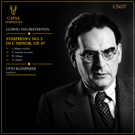 Tracklist e crediti della Sinfonia n. 5 di Beethoven diretta da Otto Klemperer – Wiener Philharmoniker – Capsa Symphōnĭa CS637