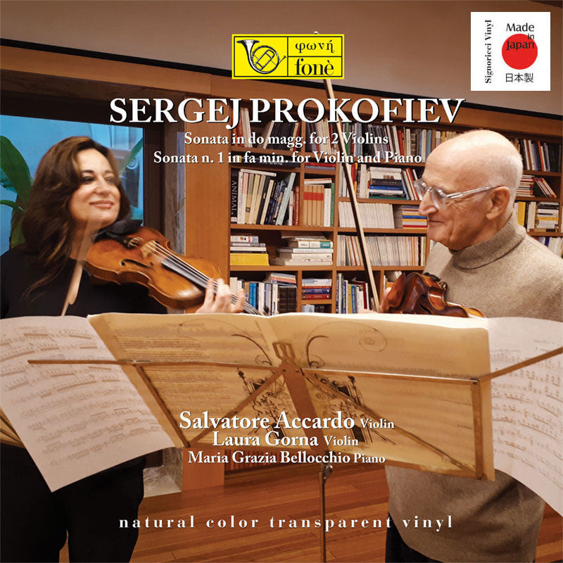 SERGEJ PROKOFIEV, SONATE FOR VIOLIN AND PIANO: OP. 56, 80 | Accardo, Bellocchio, Gorna