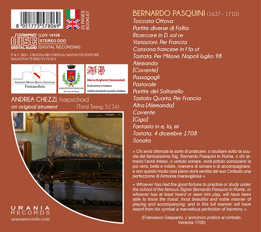 BERNARDO PASQUINI: HARPSICHORD MUSIC