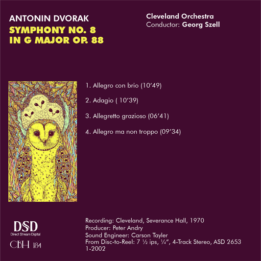 Dvorak Symphony No. 8 in G Major Op. 88 - Georg Szell Cleveland Orchestra