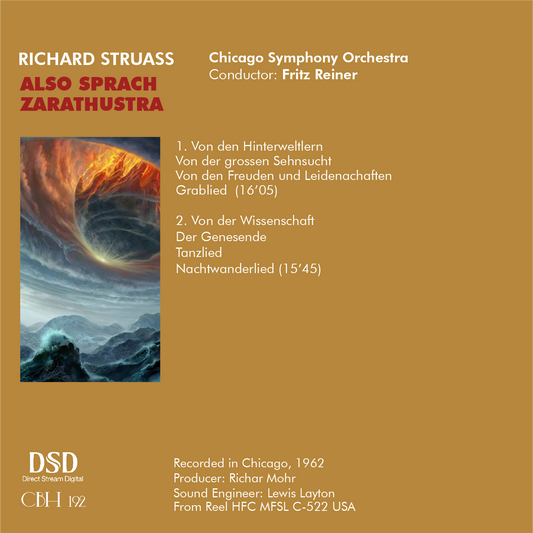 Strauss Also Sprach Zarathustra Op. 30 - Fritz Reiner Chicago Symphony Orchestra