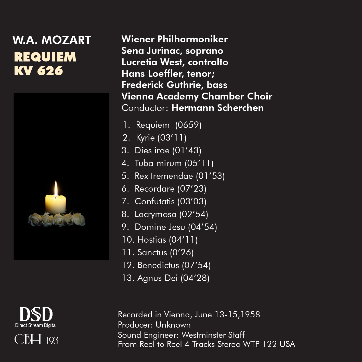 Mozart Requiem KV 626 - Hermann Scherchen Wiener Philharmoniker