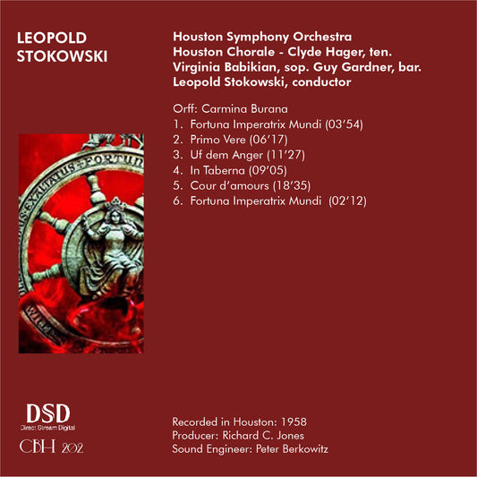 Orff Carmine Burana - Leopold Stokowski Houston Symphony Orchestra