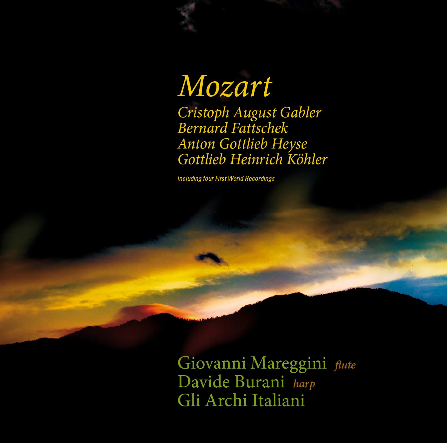 MOZART, Gabler, Fattschek, Heyse, Köhler - Mareggini, Burani, Gli Archi Italiani