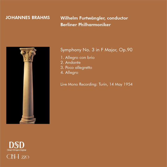 Brahms Symphony No. 3 - Wilhelm Furtwängler Berliner Philharmoniker