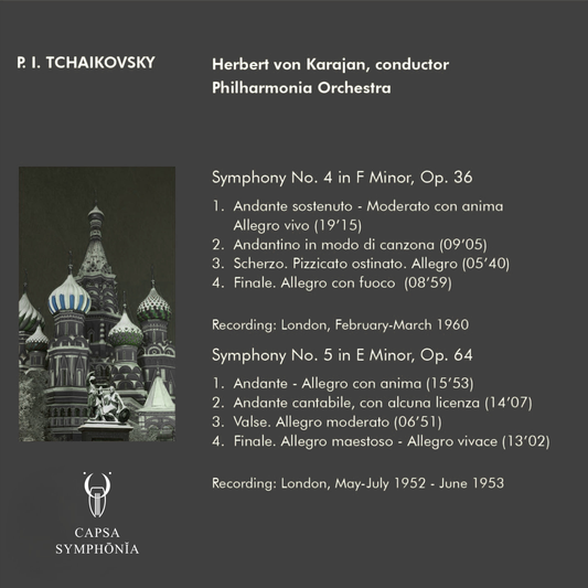Tchaikovsky Symphony No. 4 &amp; 5 - Herbert von Karajan Philharmonia Orchestra