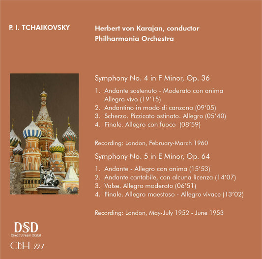 Tchaikovsky Symphony No. 4 & 5 - Herbert von Karajan Philharmonia Orchestra