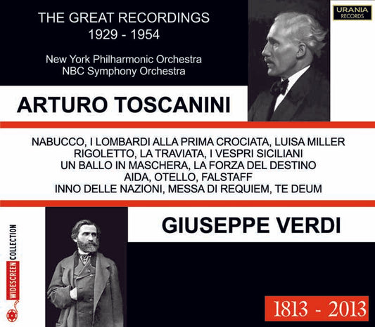 TOSCANINI-VERDI: THE GREAT RECORDINGS 1929 - 1954