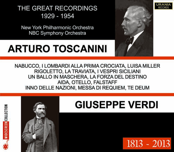 TOSCANINI-VERDI: THE GREAT RECORDINGS 1929 - 1954