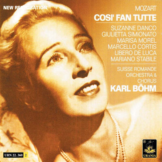 MOZART: COSÍ FAN TUTTE, BOEHM