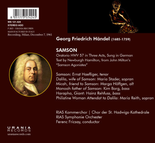 HANDEL: SAMSON – FRICSAY