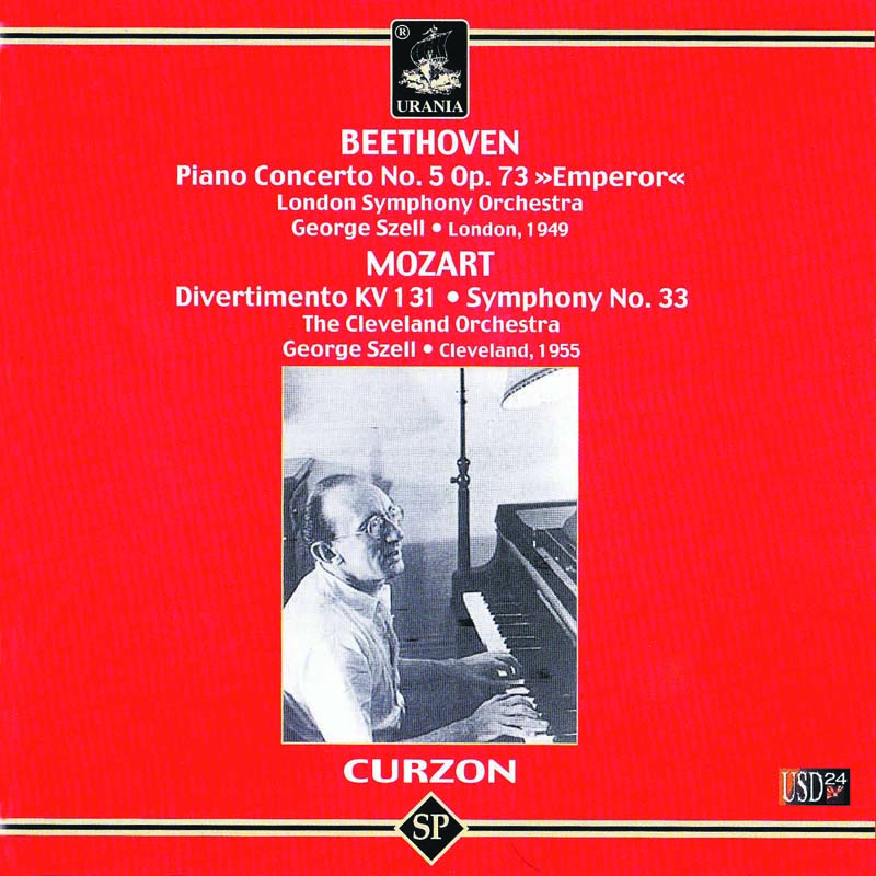 CURZON PLAYS BEETHOVEN & MOZART