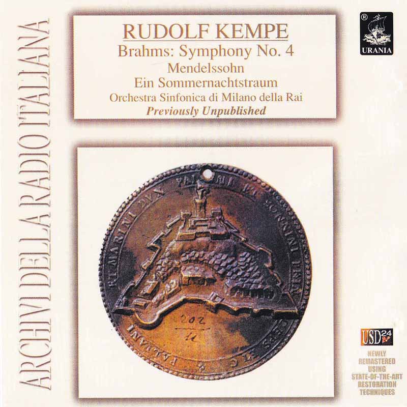 KEMPE CONDUCTS BRAHMS & MENDELSSOHN