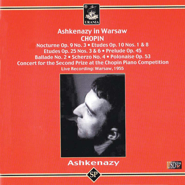 ASHKENAZY SPIELT CHOPIN & SCHUBERT