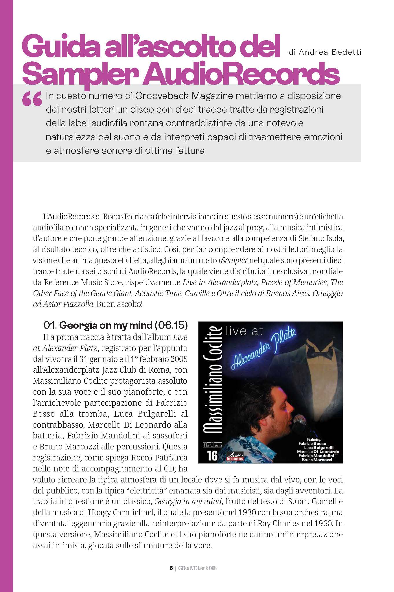 GRooVE back magazine n.008/26