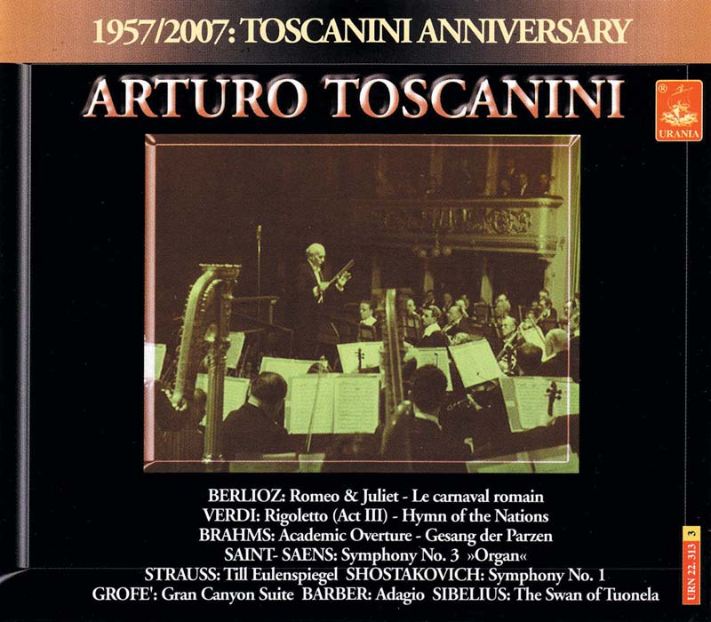 TOSCANINI: 1957/2007 ANNIVERSARY