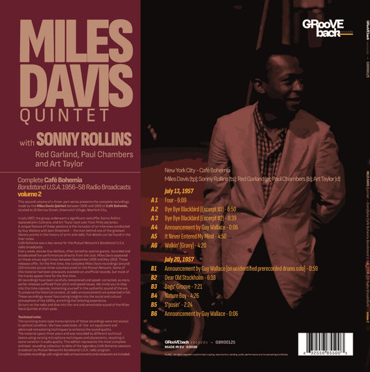 Miles Davis Quintet • Complete Café Bohemia Bandstand U.S.A. 1956-58 Radio Broadcasts • Volume 2