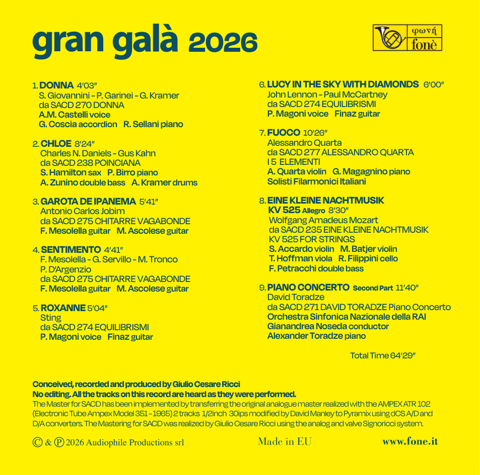 GRAN GALÀ 2026 | Fonè Records