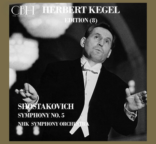 Cover — Shostakovich, Sinfonia n. 5, Herbert Kegel, NHK Symphony Orchestra — Capsa Symphōnĭa CS596