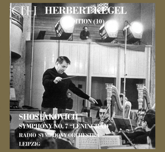 Cover — Shostakovich, Sinfonia n. 7 “Leningrado”, Herbert Kegel, MDR Leipzig Radio Symphony Orchestra — Capsa Symphōnĭa CS598