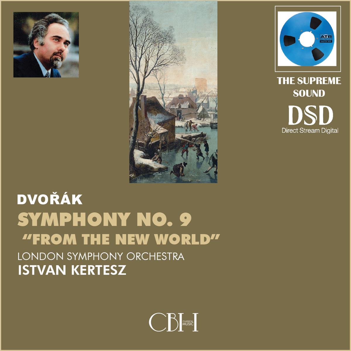 Dvořák Sinfonia n. 9 “Dal nuovo mondo” — István Kertész, London Symphony Orchestra — Cover Capsa Symphōnĭa CS175