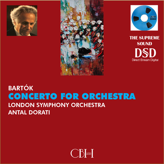 Cover — Bartók, Concerto per orchestra — Antal Doráti, London Symphony Orchestra — Capsa Symphōnĭa CS190