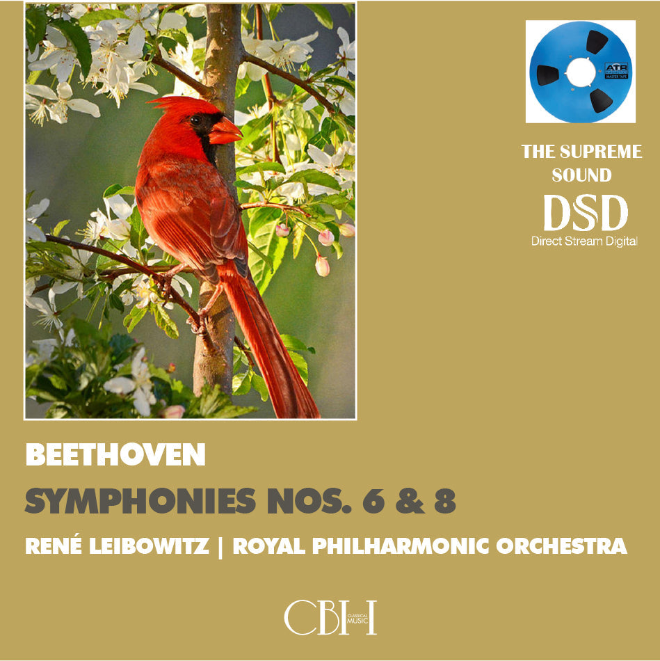 Beethoven Sinfonie n. 6 Pastorale e n. 8 — René Leibowitz, Royal Philharmonic Orchestra — Cover Capsa Symphōnĭa CS233