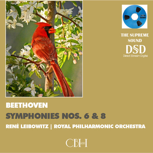 Beethoven Sinfonie n. 6 Pastorale e n. 8 — René Leibowitz, Royal Philharmonic Orchestra — Cover Capsa Symphōnĭa CS233
