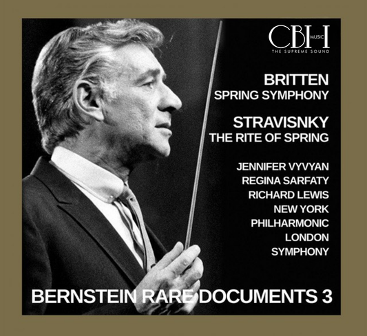Cover — Stravinsky Le Sacre du printemps e Britten Spring Symphony, Leonard Bernstein — Capsa Symphōnĭa CS531