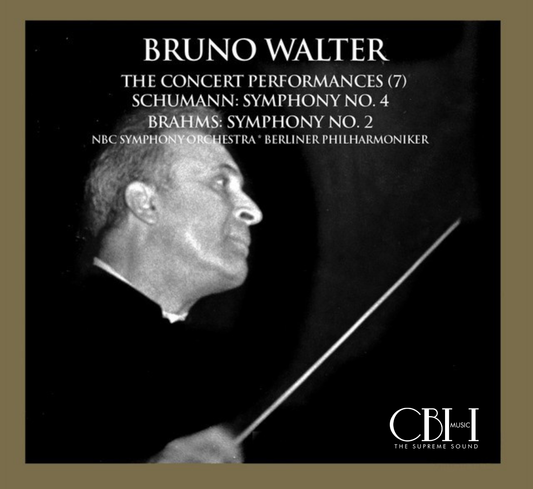 Cover — Schumann Sinfonia n. 4 e Brahms Sinfonia n. 2 live, Bruno Walter — Capsa Symphōnĭa CS562