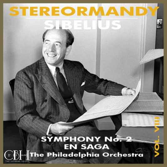 Sibelius Symphony No. 2 and En Saga – Eugene Ormandy, The Philadelphia Orchestra – Capsa Symphōnĭa CS653 cover
