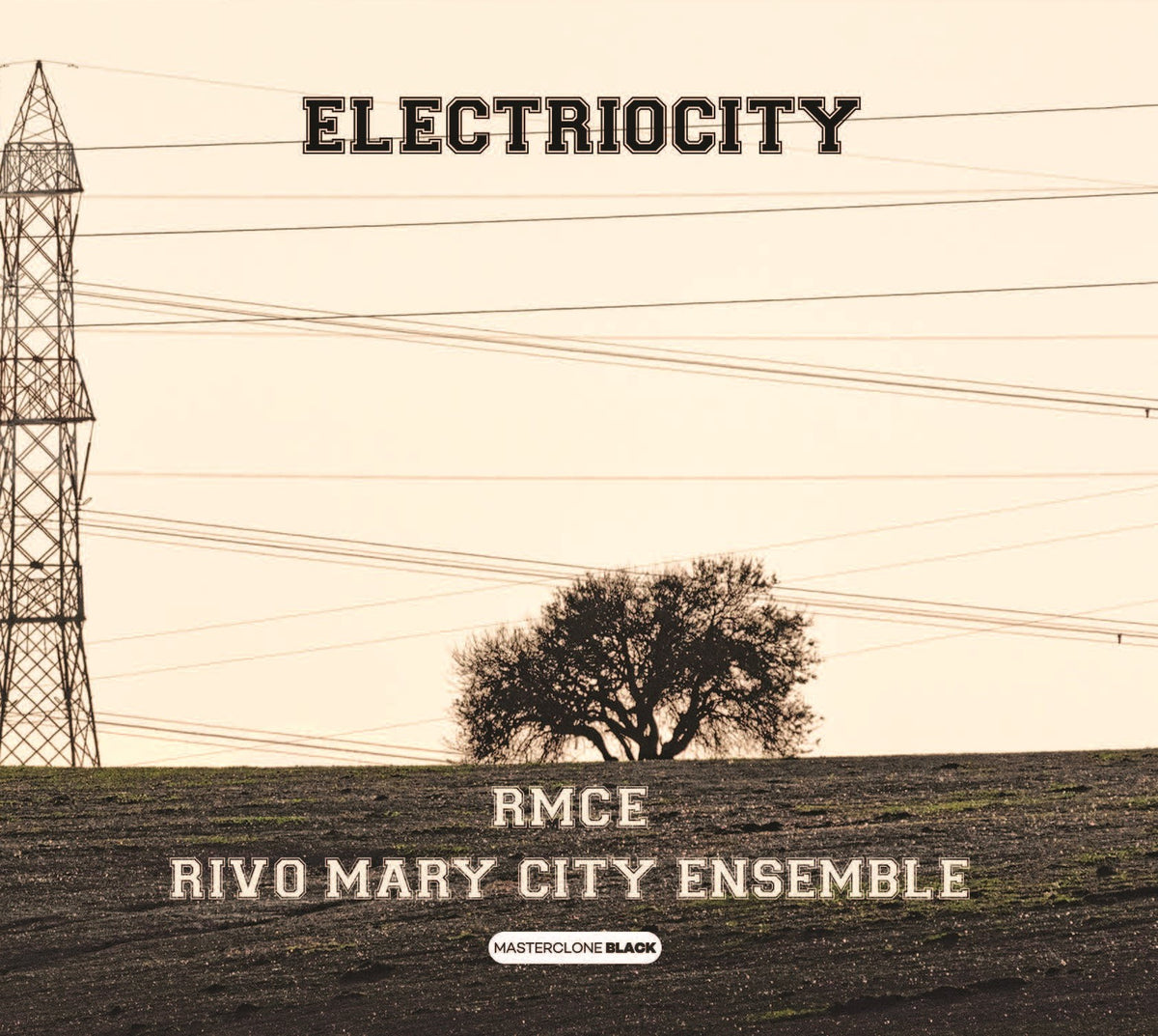 ELECTRIOCITY di RMCE – copertina Masterclone Black CD – Velut Luna