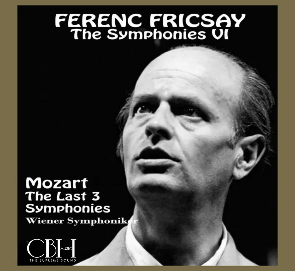 Cover CS620 — Ferenc Fricsay dirige i Wiener Symphoniker nelle Sinfonie n. 39, 40 e 41 “Jupiter” di Mozart — Capsa Symphōnĭa