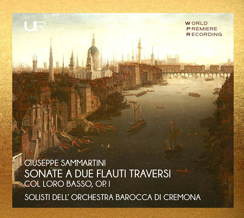 Giuseppe Sammartini – Sonate a due flauti traversi col loro basso, Op. I – Urania Records LDV 14130, copertina CD