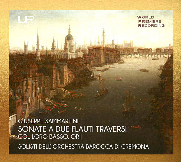 GIUSEPPE SAMMARTINI: SONATAS FOR TWO TRANSVERSE FLUTES WITH BASS, OP. I