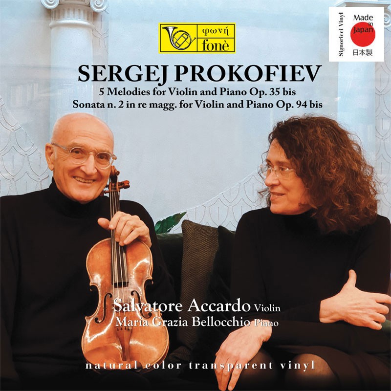 SERGEJ PROKOFIEV, 5 MELODIES FOR VIOLIN AND PIANO: SONATA N. 2 | Accardo, Bellocchio