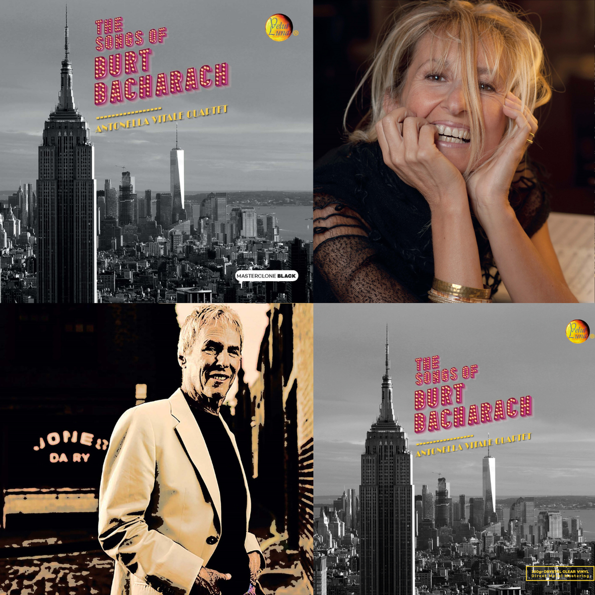 The Songs of Burt Bacharach – Antonella Vitale Quartet and Friends – bundle LP e Masterclone Black CD
